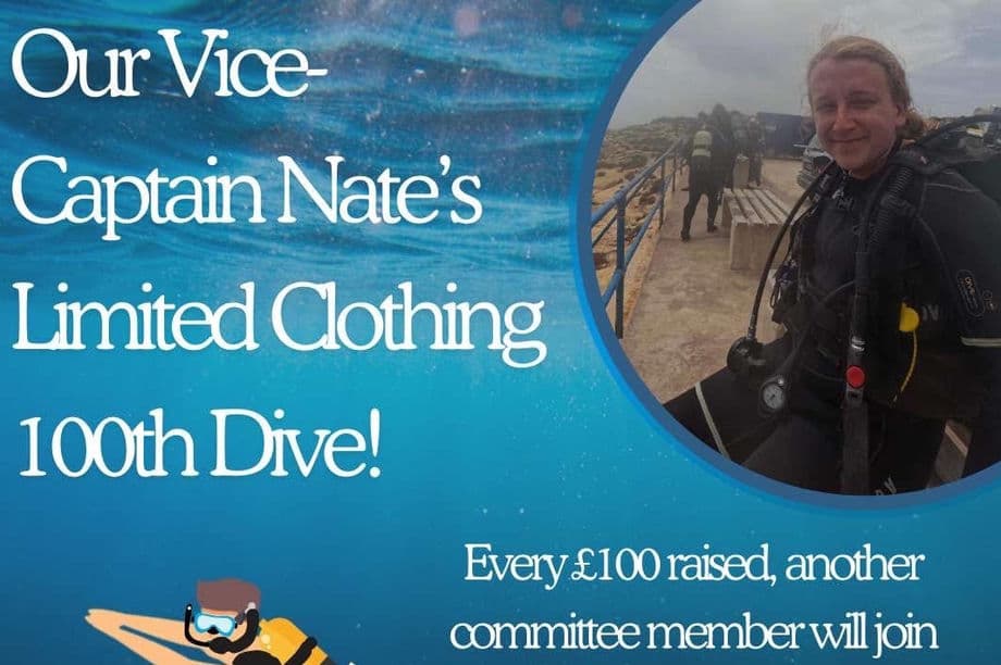 Nate's 100th Fundraiser Dive